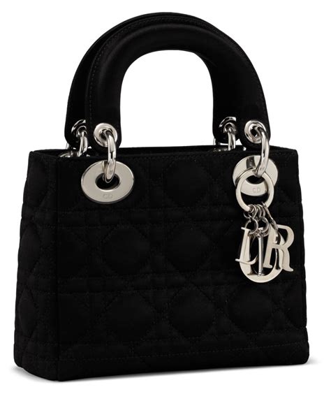 lady dior mini satin|Dior Lady Dior Cannage Satin Mini Black .